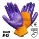 Nitrile Nylon Gloves, Knit Half Coating