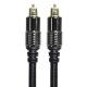 TOSLINK Optical Audio Cable OD5.0 Blakc Knite Rope Plated Alloy Shell Gold Interface 0.8M 1.2M For Home theatre Soundbar