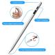 Capacitive Screen White Stylus Pen Painted Aluminum Easy To Use For Tablets