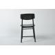 Black Grey Luxury Wooden Dining Chairs Nordic For Home Furniture