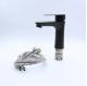 Plated Chrome Deck Mounted Basin Mixer Tap Convenient installation
