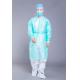Green 35g PP PE General Surgical Disposable Isolation Gown