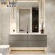 Modular Contemporary Make Up Luxury Bathroom Vanity Cabinet Combo Euro Style Bathroom Vanity