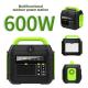 Portable Power Station 600W 561wh Lithium Battery for Camping in North America Market