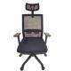 Conference Manager Mesh Chair Molded Foam T Shaped Fixed Armrest