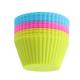 2015 hot sale silicone muffin cupcake liners with different bright colors
