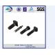 DIN933 Q235 35# Head Oval Neck Fish Bolt / Bitish Standard Track Bolt