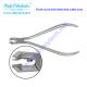 Flush cut and safety hold distal end cutter pliers of orthodontic appliance for dental tools