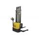 Straddle Legs Electric Pallet Stacker 1200kg With Adjustable Forks Customized Color
