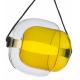 Colorful Glass Ball Capsula Suspension Lamp Crystal Art Deco Pendant Light Design