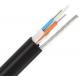 GYFTC8Y Non Metallic Self Supporting Aerial Figure 8 Fiber Optic Cable