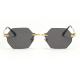 UV400 Stylish Polarized Sunglasses Elegant Irregular Lens Women Rimless
