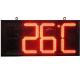 16 Inch Electronic LED Wall Clock Remote Control Temperature Calendar Display