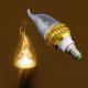 TOPIN E14 3W Decoration LED Candle Bulb Lamp Warm Light Golden Metal Shell AC86V-260V