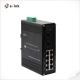 E-link 802.3at Gigabit POE Switch 8 Port SFP SC FC ST Optional