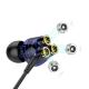 3.5mm Gamer Wireless Sports Earphones / Sports Stereo Headset 6 Dynamic Driver Unit In Ear Bass