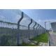 Galvanized 358 Anti Climb Fence 2.1m Low Carbon Steel Wire