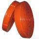 Silicone Rubber Coated Fiberglass Cable Sleeve Thermal Protection Fire Sleeve