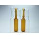 Empty Glass Injectable Ampoules Transparent / Amber Color 10ml Capacity