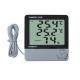 Magnetic Back Indoor Digital Thermo Hygrometer With AAA Battery For Office
