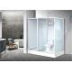 Shower Cabins White  Acrylic ABS Tray 1900*1200*2150mm white  aluminium front open
