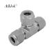 AFK-1/4 3/8 1/2 3/4 Stainless Steel Tube Fittings Union Tee 300psi Durable