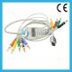 HDMI One piece 10 lead EKG Cable with lead wires