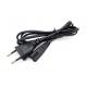 European 2 Pin VDE Power Cord H055VV F 2x0.5mm2 For Computer