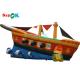 Fire Retardant Inflatable Pirate Ship Combo Party Bounce House Inflatable Boat Castle Ship Slide