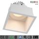 20W Die Casting Pured Aluminum Body LED Sqaure Downlight For Start  Rated Hote IP54