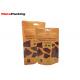 Zipper Aluminum Foil Stand Up Pouches UV Printing With Air Hole For Chocolate