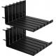 Zinc Plating 12 inch J Bracket Floating Shelf Brackets for Sturdy and Stylish Storage