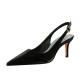 8999-3 European And American Style Simple Stiletto High-Heeled Shallow Mouth And Pointed Toe With Pedicure And Pedicure