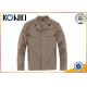 Warm Cotton / Polyester Custom Embroidered Jackets For Work Man