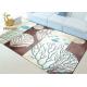 Fashionable Non Skid Backing Area Rugs , Large Living Room Rugs Waterproof
