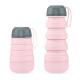 Portable Easy Clean Souvenir Gift Sport Collapsible Silicone Water Bottle With Spout