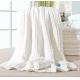 8 layer medical washable gauze bath towel baby blanket 110x115cm white color