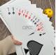 330gsm Black Core Paper Playing Cards Game Jumbo Poker Cards 88*126mm