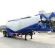 Two axles cement silo tank cement semi trailer 50 tons v shape TITAN