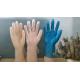 White Blue Clear Disposable Vinyl Exam Gloves , Hospital Use Disposable Medical Gloves