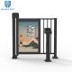 Smart Advertising Barriers Gate 120W Access Control Barrier Gate 990mm height
