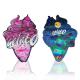Ice Cream Shape Custom Die Cut Bags All Colors Support Printing With Zipper Top