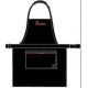 PU Coating Water Resistant Apron 97% Polyester 3% Spandex Fabric Material