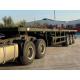 3 Axles Flatbed Semi Truck Trailer 40FT Container Transport Platform