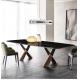 Modern Luxury Design Home Furniture Marble Top Sintered Stone Ceramic Marble Dining Table Set