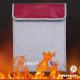 RoHS Lightweight Velcro Closure Security Fireproof Bag