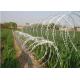 2.5mm Concertina Galvanized Razor Barbed Wire For Highway / Farm / Garden