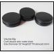 30g Black Cream Jar Aluminum Cosmetic Packaging Container With Screw Lids