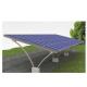 Open Ground Carport Solar Systems Ease Configuration Installation Anodized Aluminum