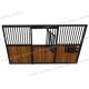 Portable Horse Stable Panel with Front Door in Galvinised Inside and Out